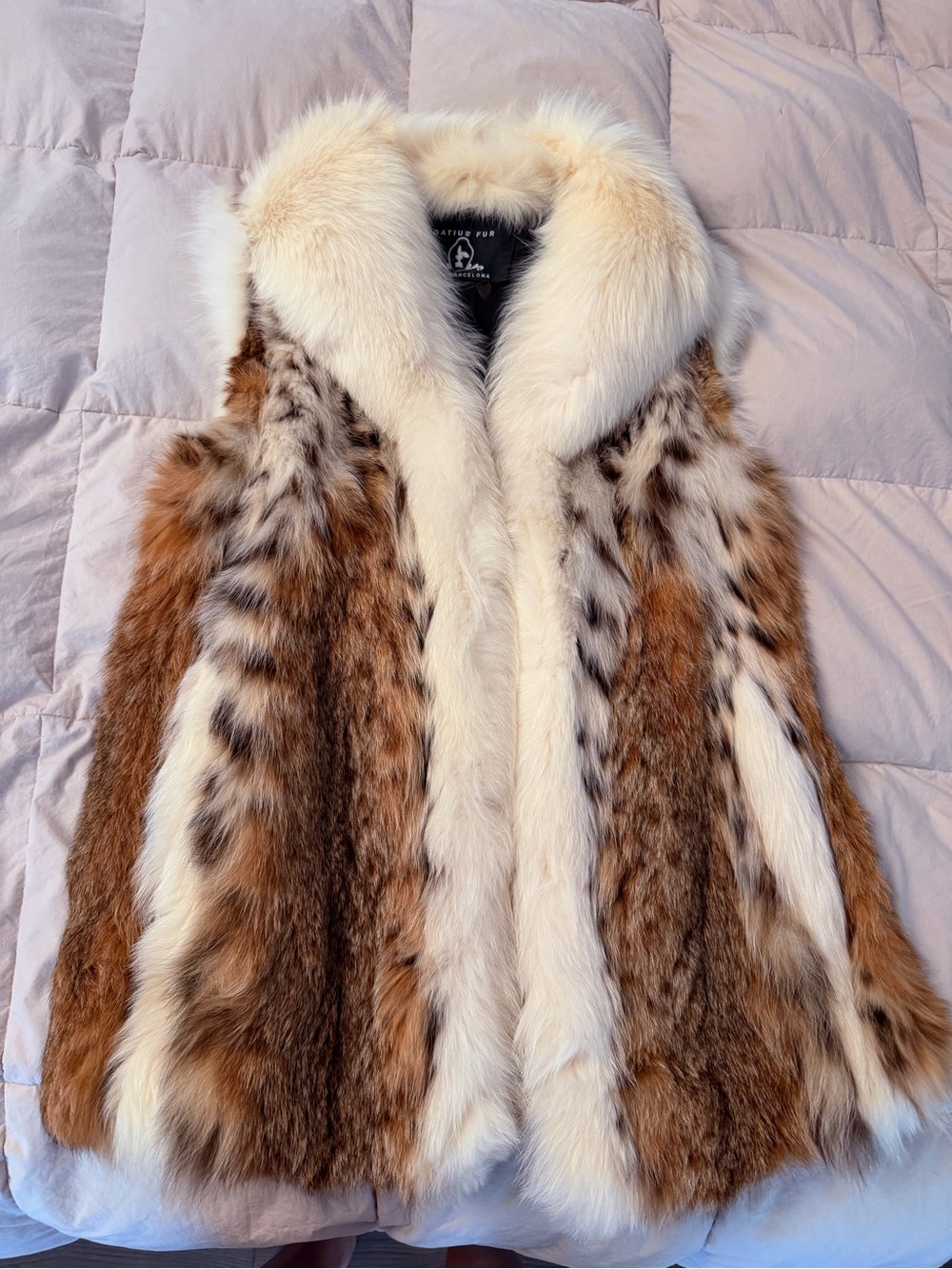 Genuine Lynx Fur Vest (Small/Medium)
